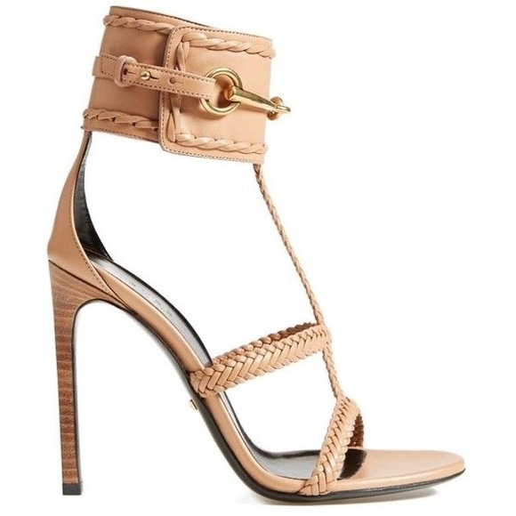 GUCCI Ursula Braided Sandals in a Blush/Nude Color (Size 40) - Picture 2 of 9